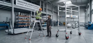 Uzatılabilir Mobil İskele ve Alüminyum Katlanır Platform Merdiven Teknik Özellikleri - Mer Merdiven